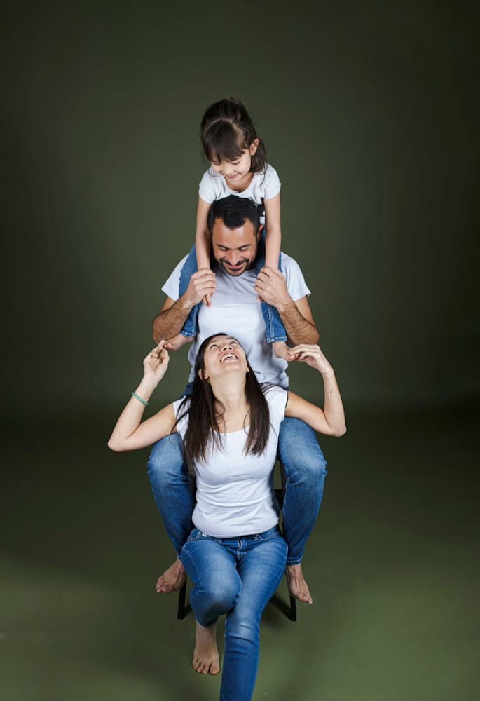 Séance photo en famille