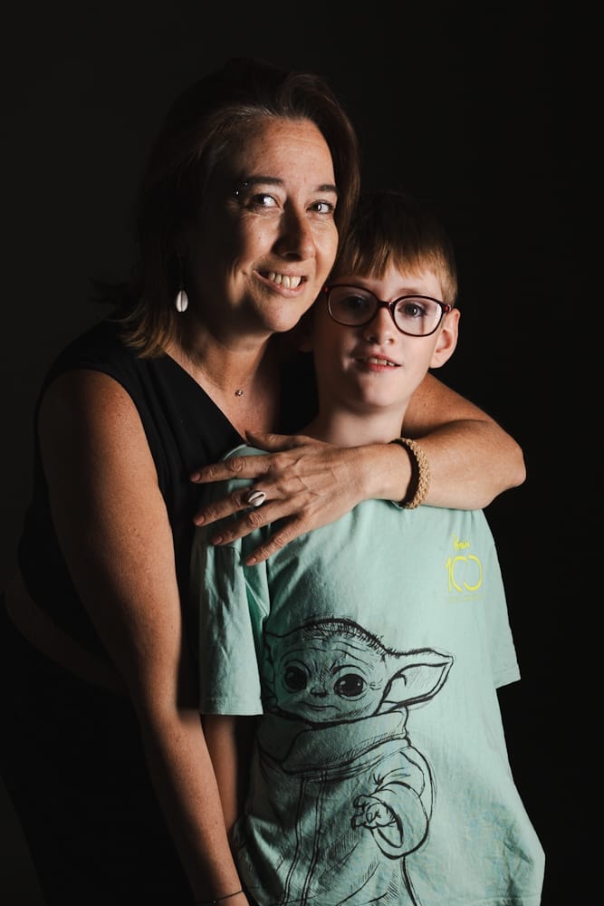 Studio photo marraine et filleul