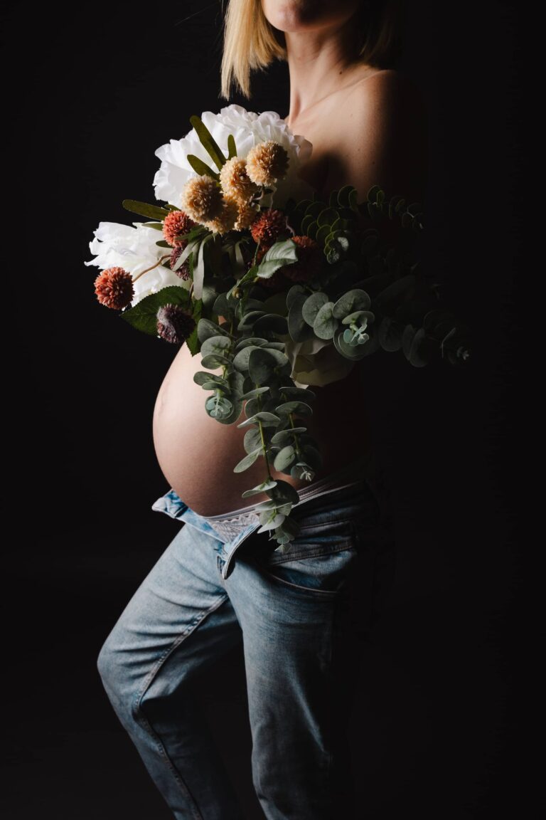 photo silhouette shooting grossesse et naissance