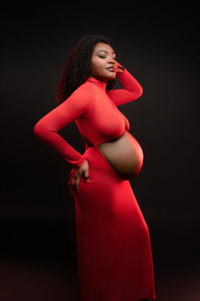 shooting grossesse à marseille - studio