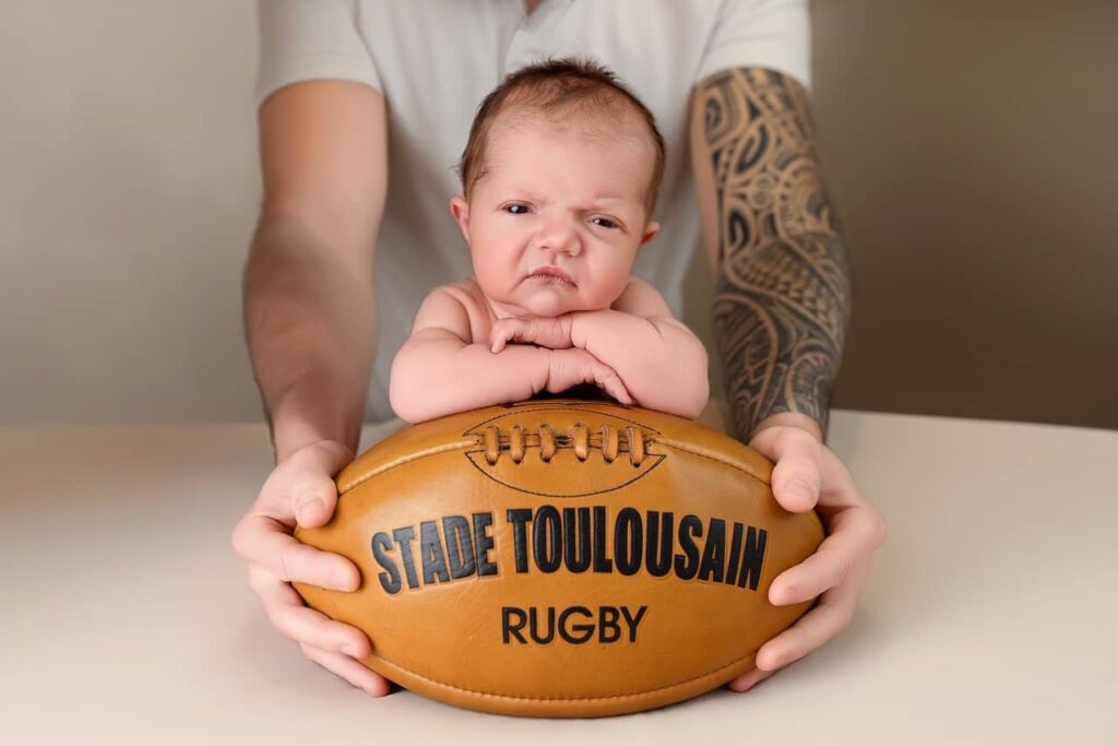 photographe naissance rugby marseille